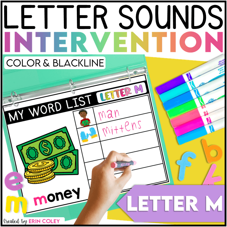 free reading activities letter sounds intervention kindergarten and first grade