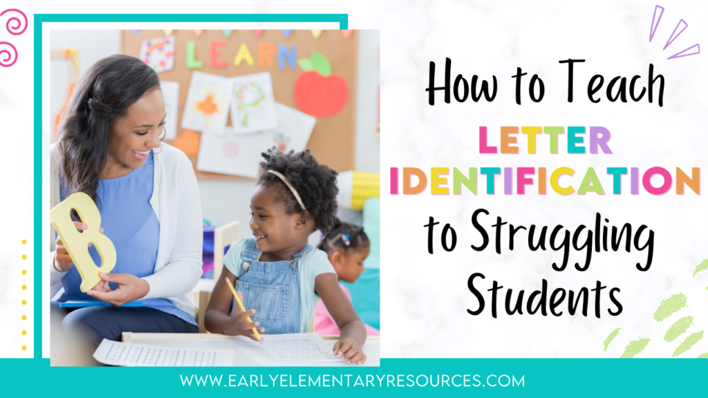 How to Teach Letter Identification to Struggling Students: A step-by-step guide to teaching letters.