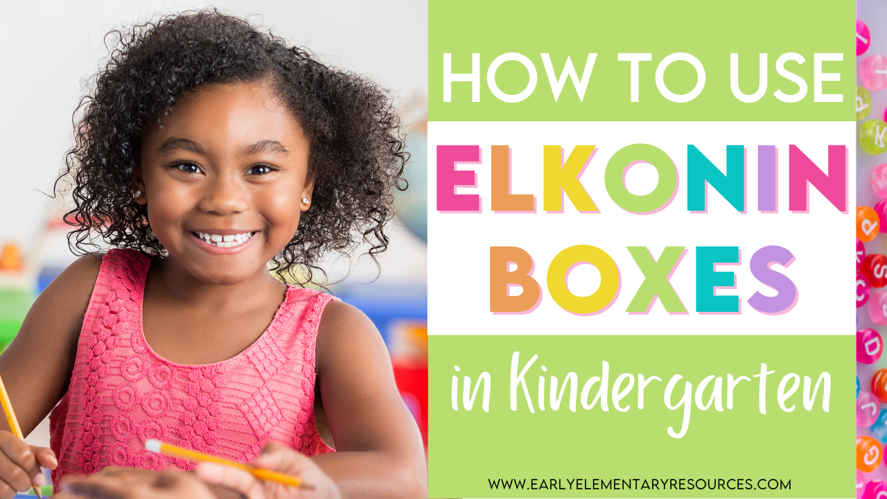 How to Use Elkonin Boxes in Kindergarten - Early Elementary Resources