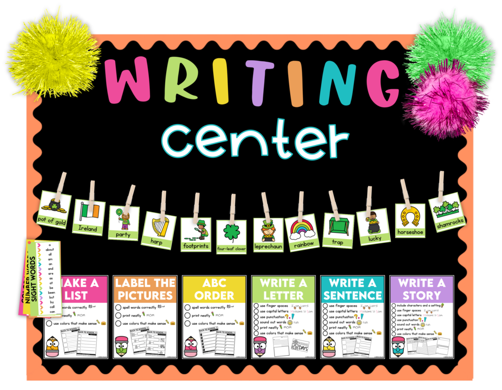 Writing Center Bulletin Board