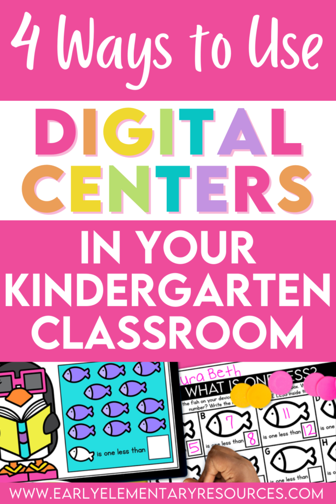 4 Ways to Use Digital Centers in Your Kindergarten Classroom