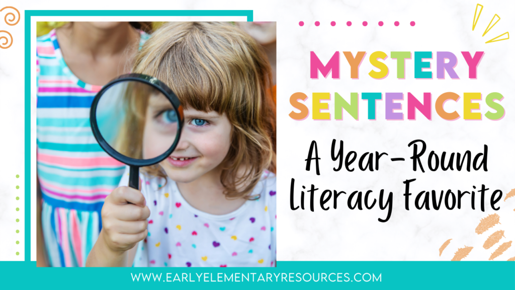 Mystery Sentences A Year Round Literacy Favorite Cover